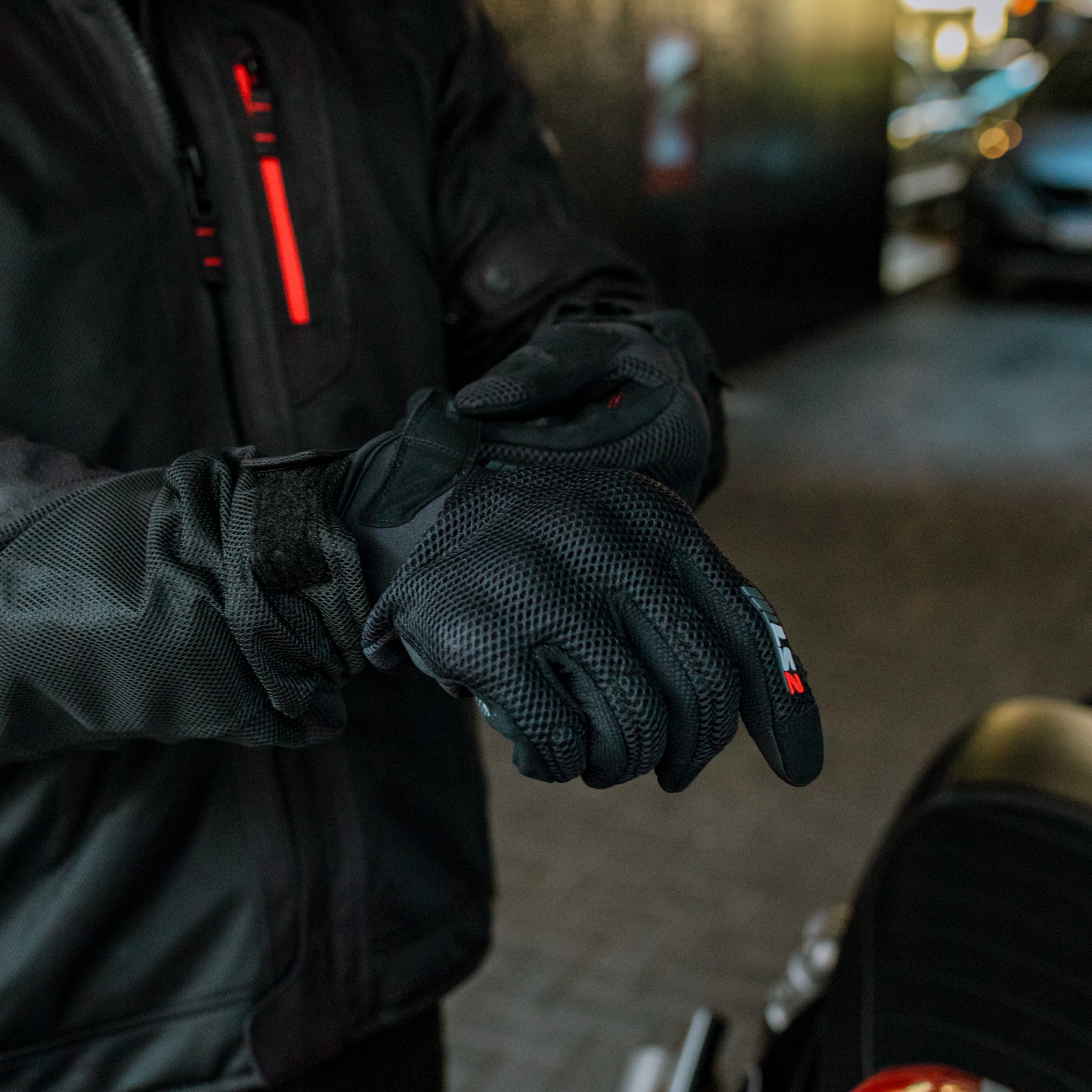 Guante LS2 Ray Mujer Negro